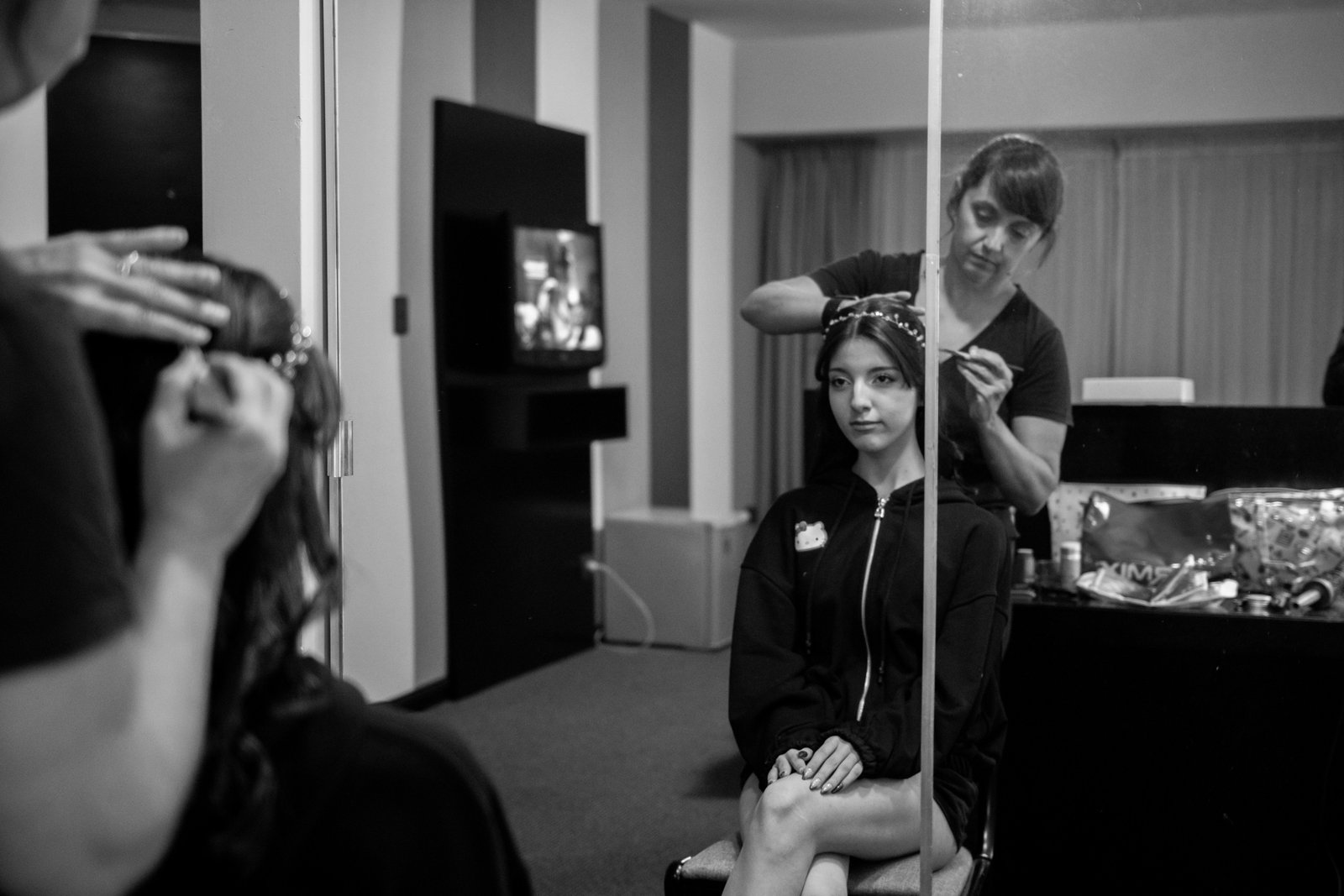 Anahel · Preparativos · Hotel Plaza Real · Fotografía 4